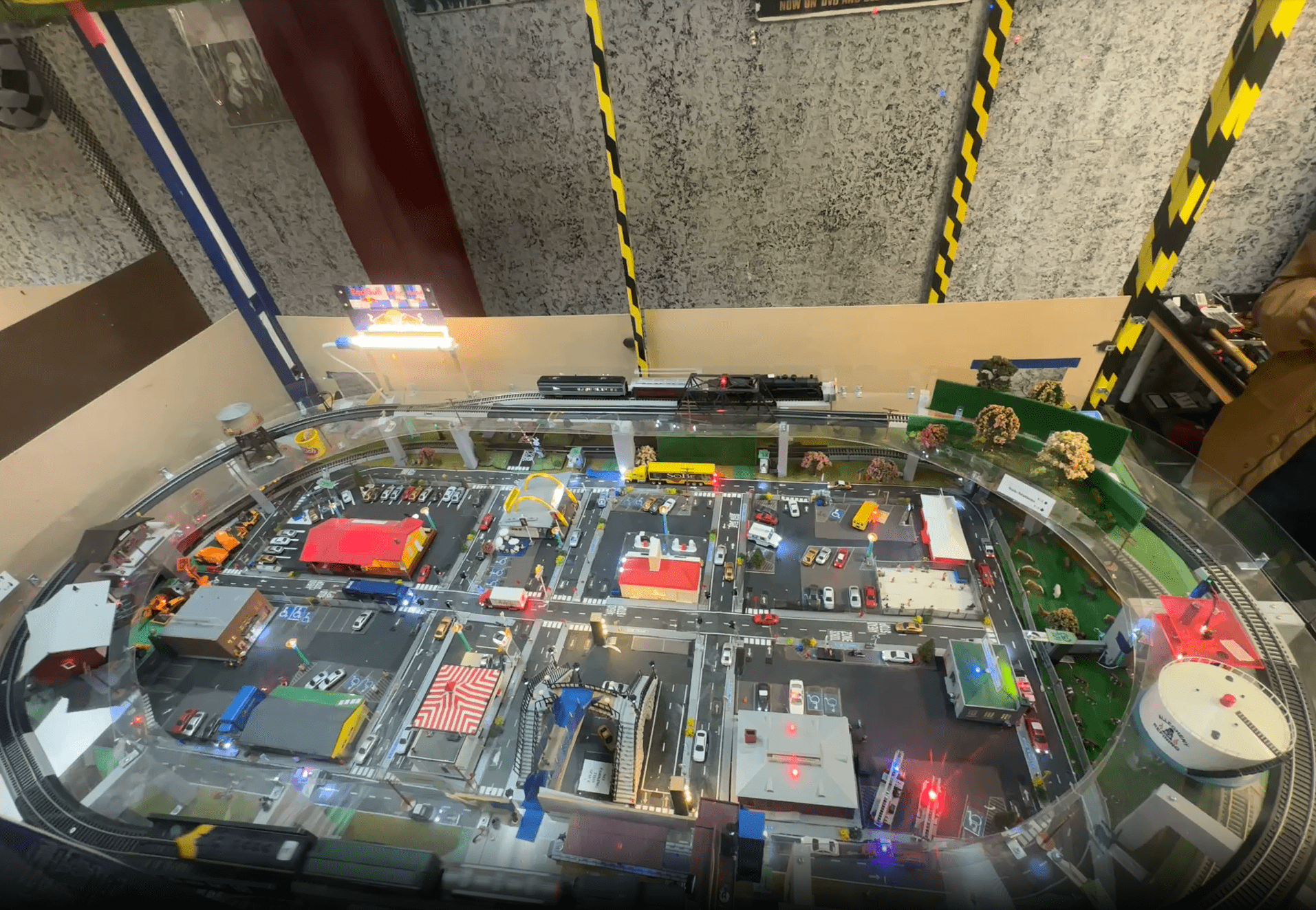 Train city overlay image